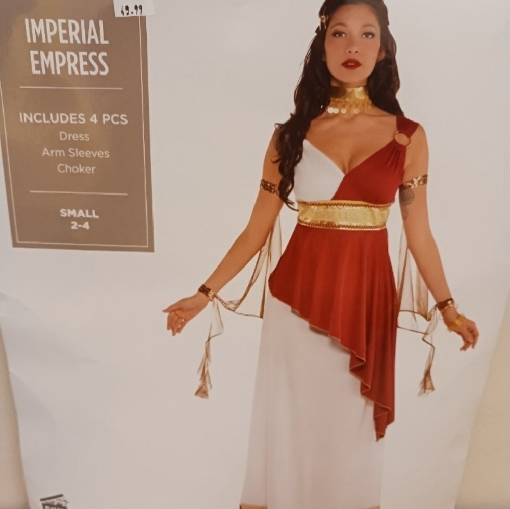 Imperial Empress Halloween Costume Adult size Small Petite 2-4
